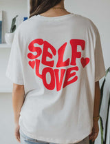 T-shirt blanc Self Love