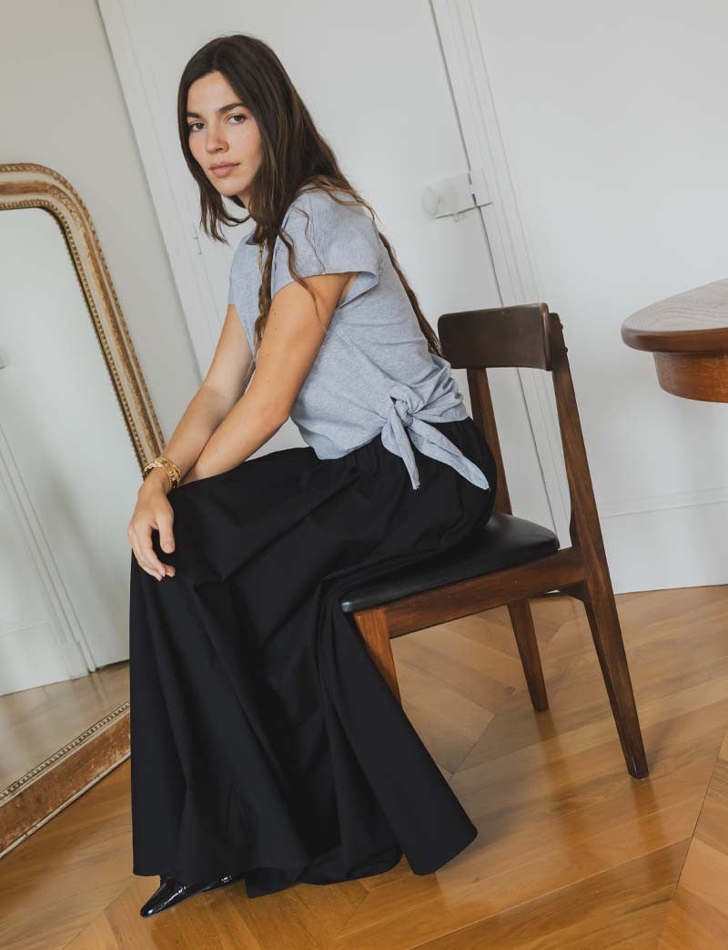 Elma black skirt