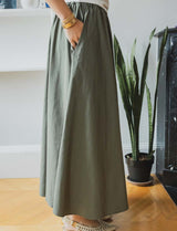 Elma olive skirt