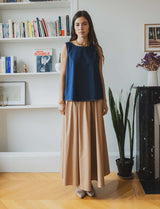 Elma camel skirt