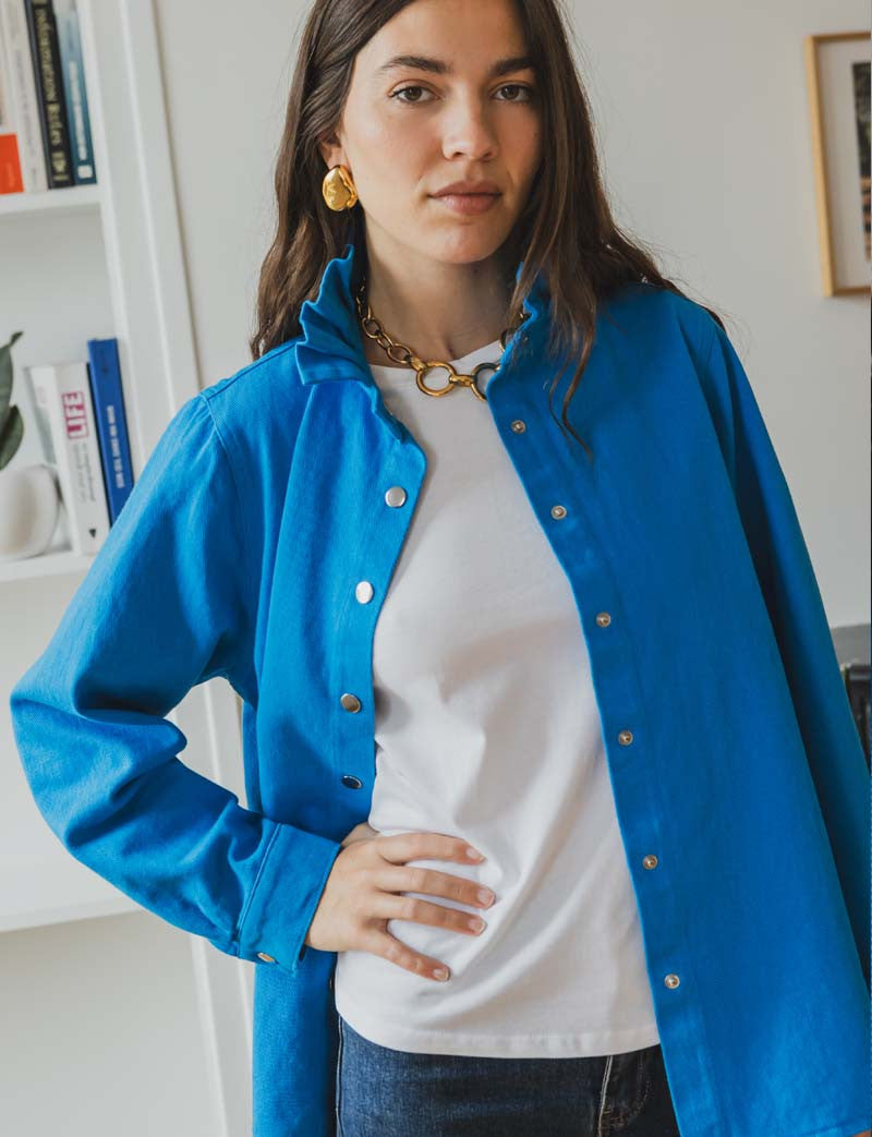 Chaqueta azul Dean