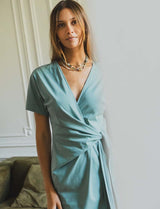 Robe céladon Savana