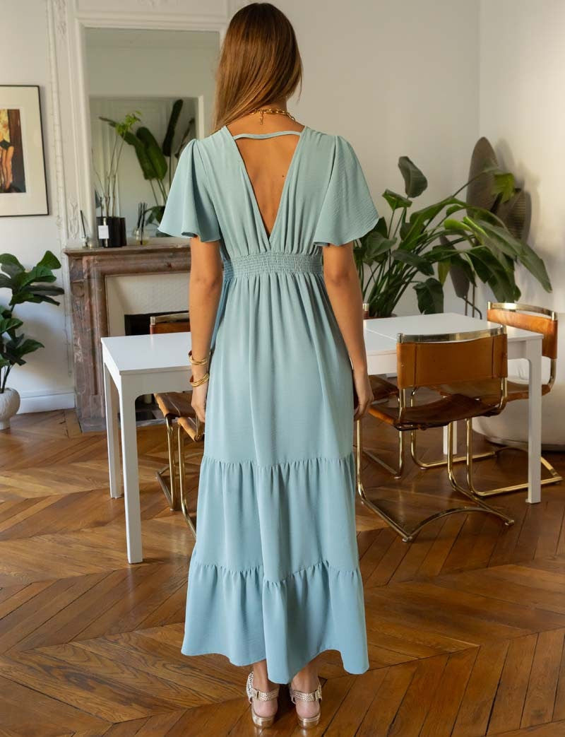 Robe bleue Oria