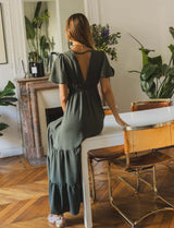 Robe olive Oria