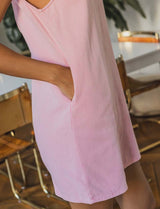 Vestido rosa Emée