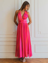 Robe fuchsia Diara