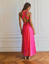 Robe fuchsia Diara