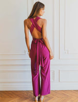 Combinaison prune Gabriella