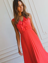 Robe corail Senna
