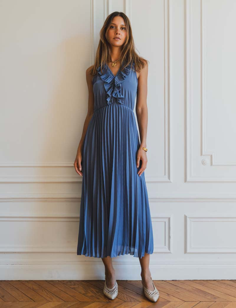 Robe bleu vintage Senna
