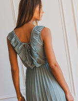 Robe céladon Senna