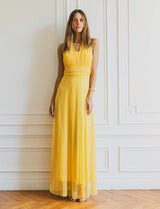 Robe jaune Maribelle