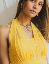 Robe jaune Maribelle