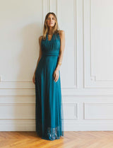 Robe bleu canard Maribelle