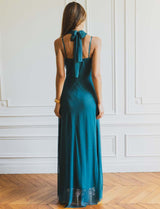 Robe bleu canard Maribelle