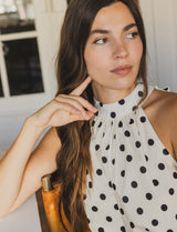 Robe à pois Ginza