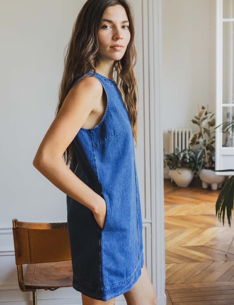 Robe en jean Rini