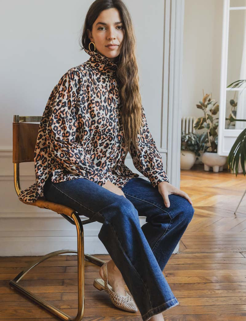 Chemise léopard Jamil