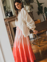 Ravelo coral skirt