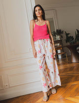 Pantalon écru Coquillages