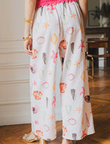 Pantalon écru Coquillages