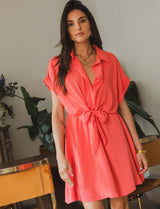Robe corail Soltan