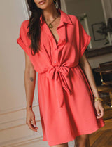 Robe corail Soltan