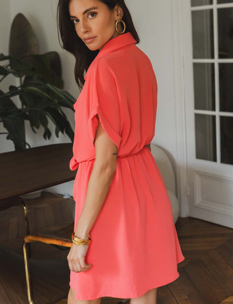 Robe corail Soltan