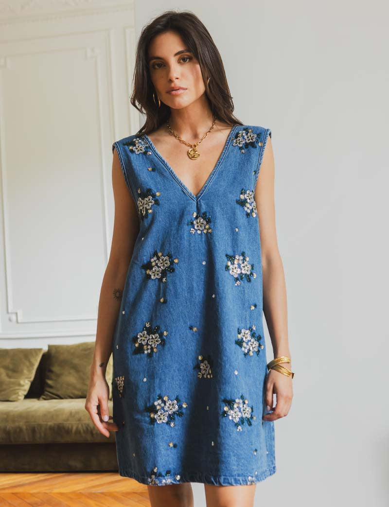 Robe en jean Lili