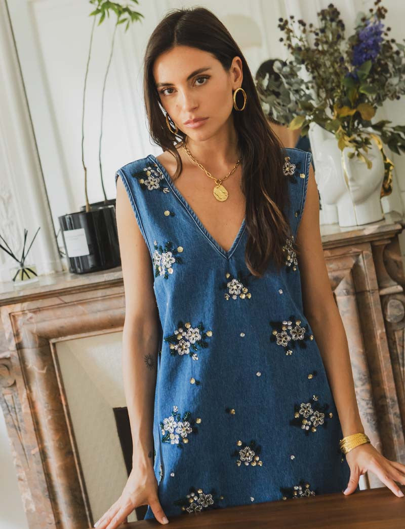 Lili denim dress