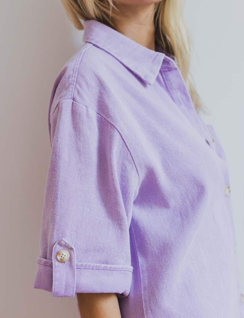 Robe lilas Solya