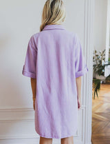 Robe lilas Solya