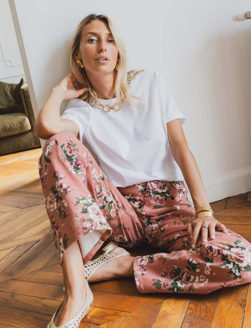 Jean blush & fleurs Benno