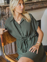 Robe olive Soltan