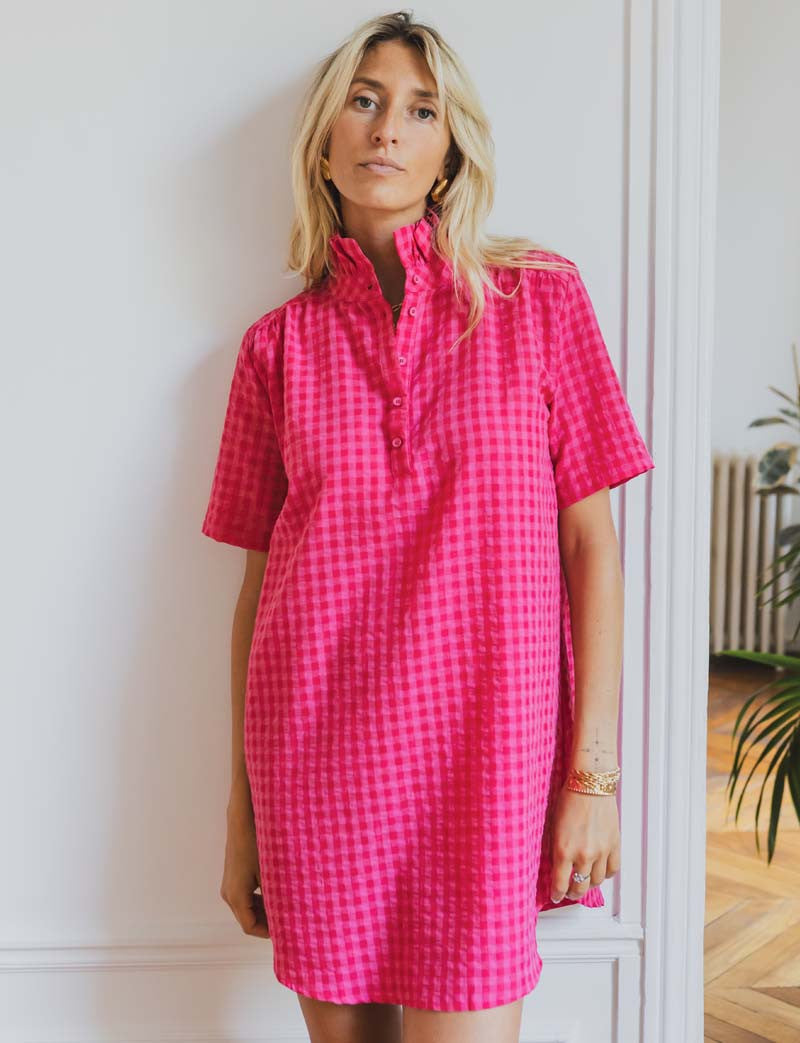 Robe fuchsia Jeanett