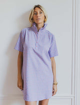 Robe rose & bleue Jeanett