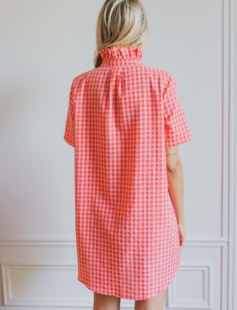 Robe corail Jeanett