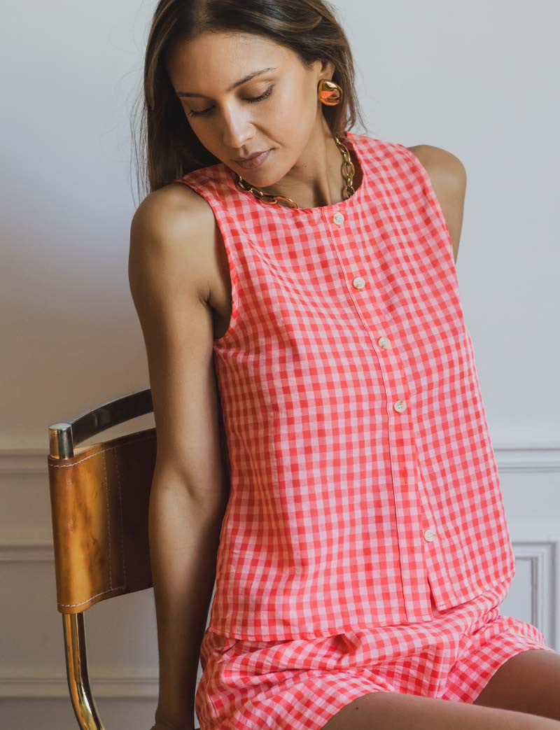 Gilet corail Alav