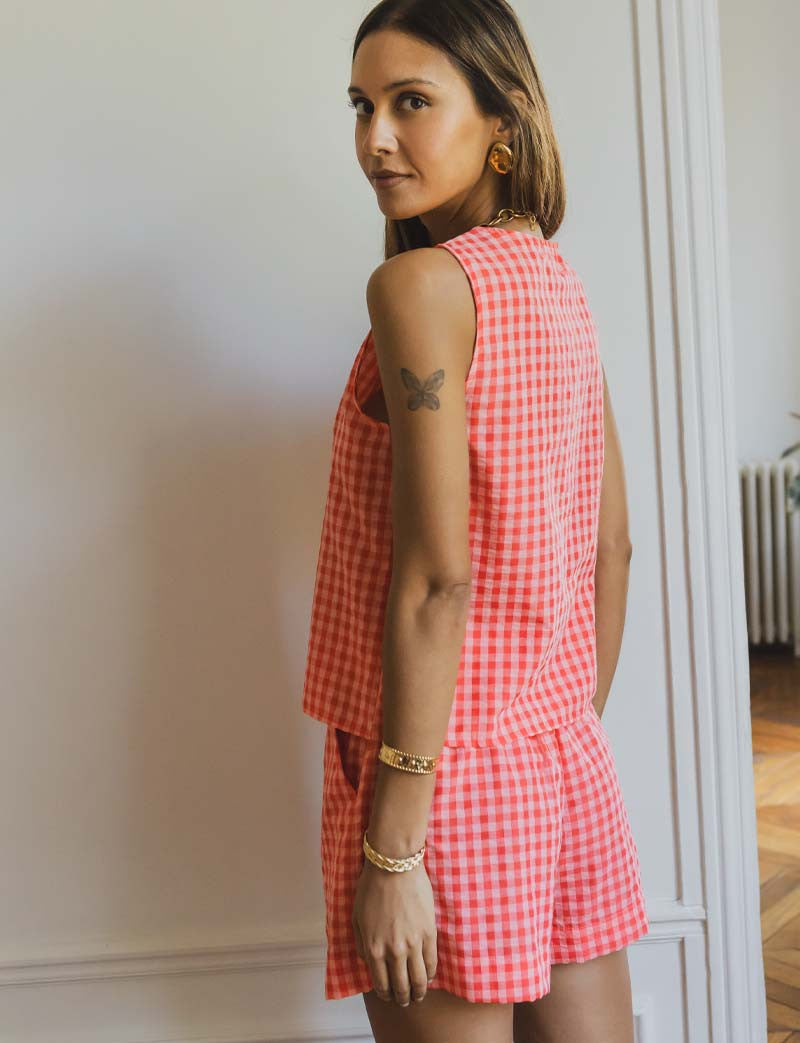 Gilet corail Alav
