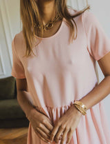 Vestido rosa Carlota