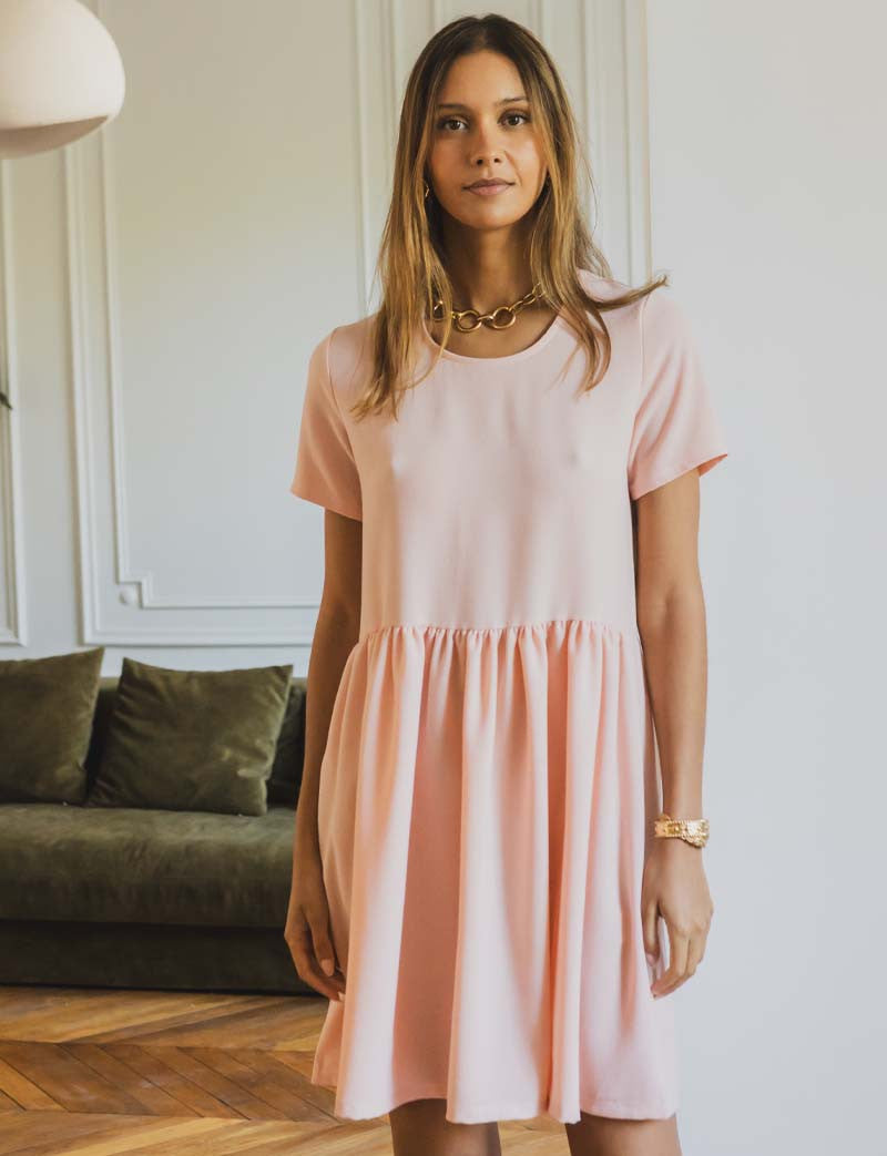 Robe rose Carlota