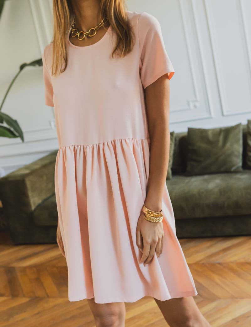 Vestido rosa Carlota