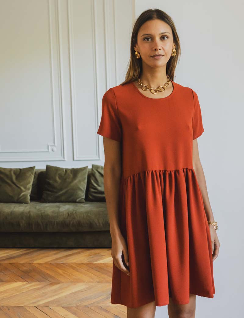 Robe terracotta Carlota