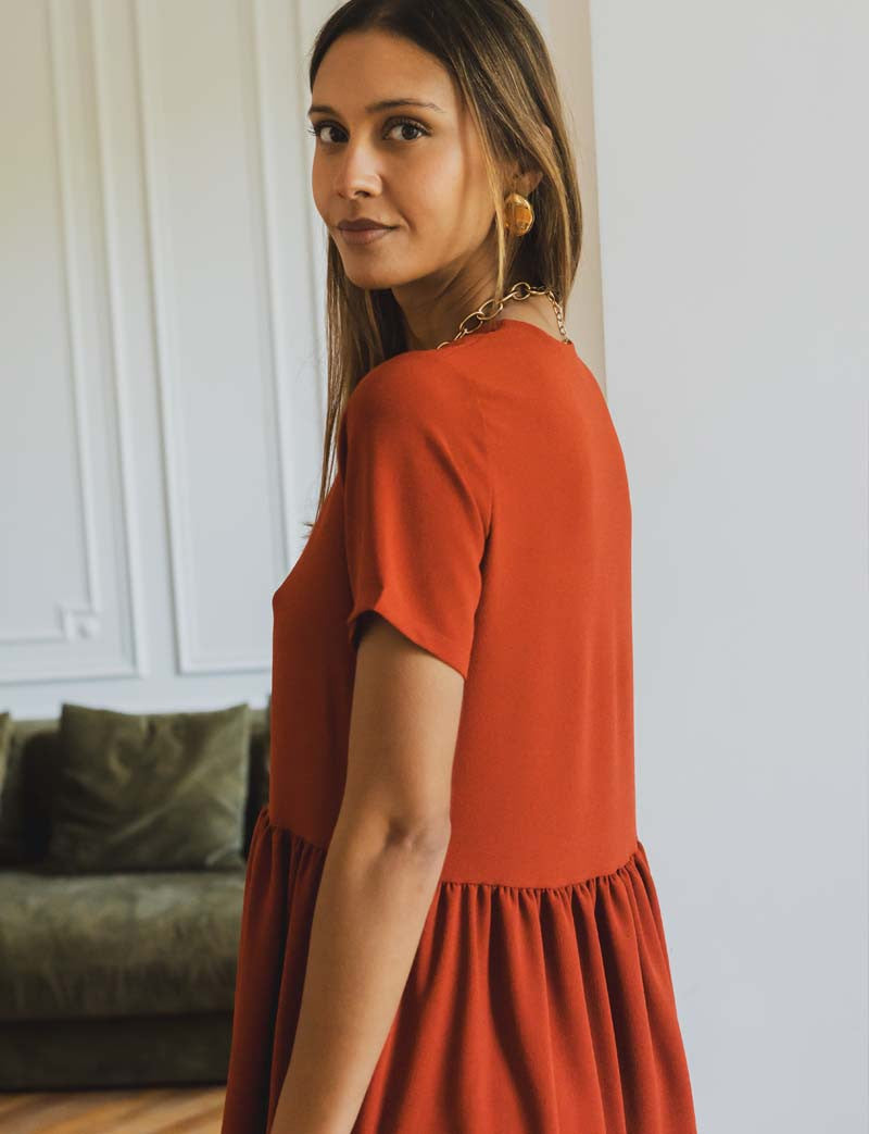 Robe terracotta Carlota