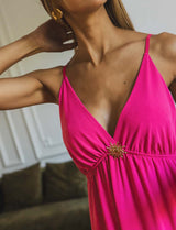 Robe fuchsia Sunniva
