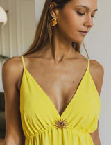 Robe jaune Sunniva