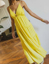 Robe jaune Sunniva