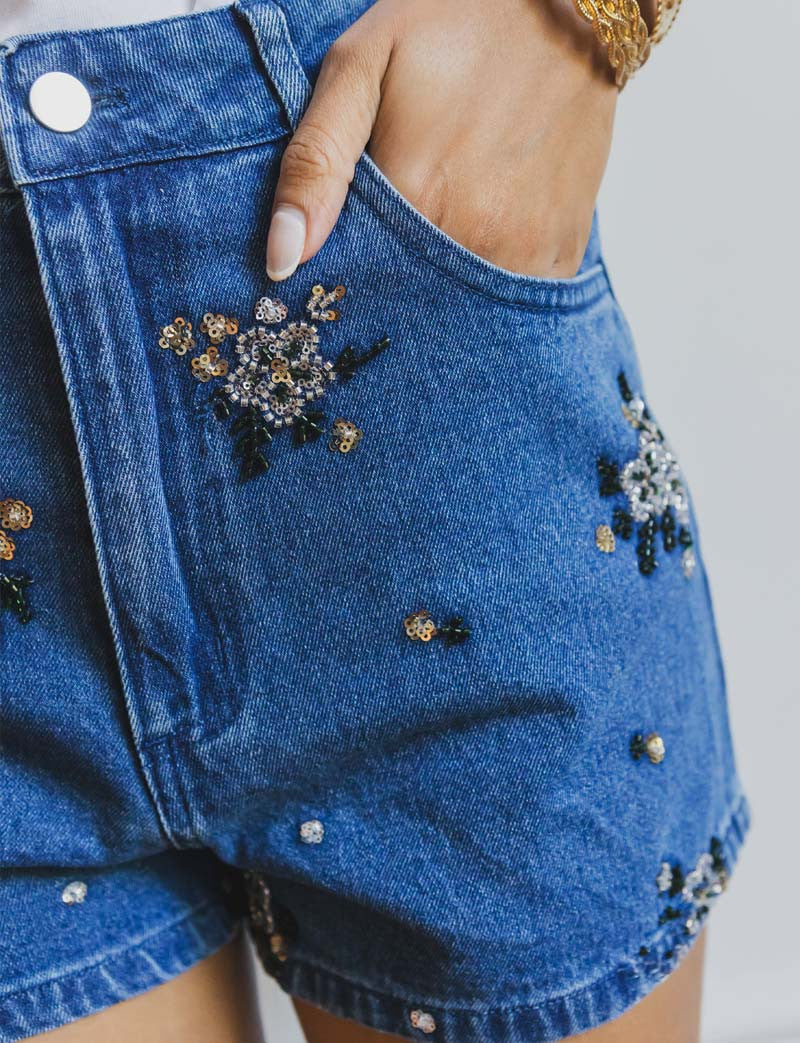 Short en jean Ama