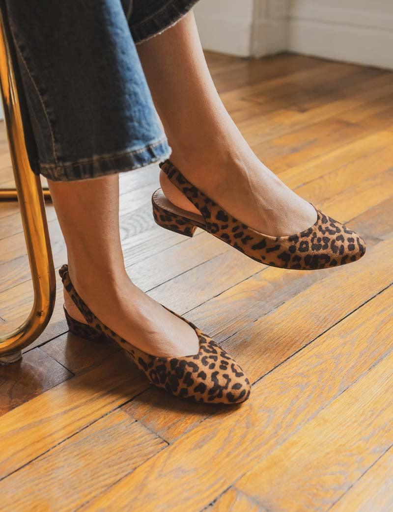 Rany leopard print ballet flats