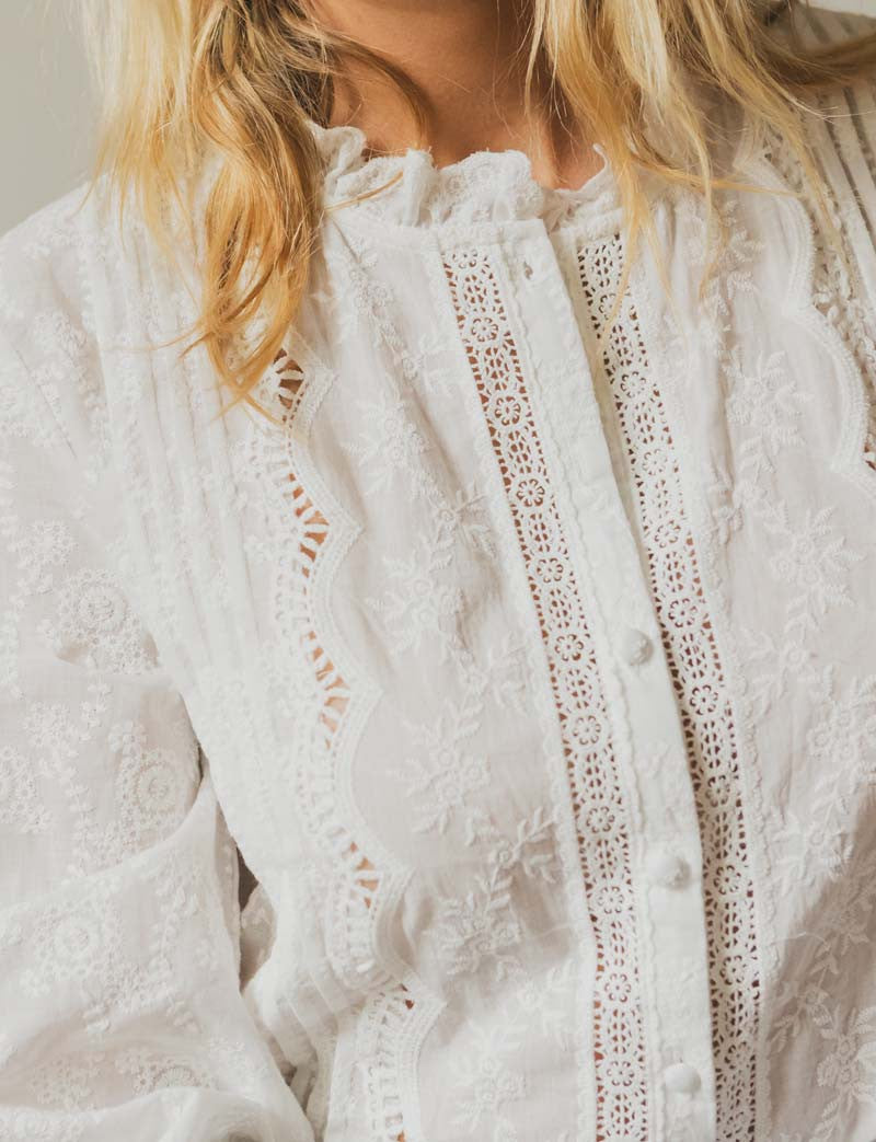 Blouse blanche Carmi
